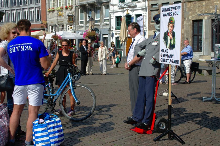 Persiflag auf die Bundeswehr-Nachwuchswerbung